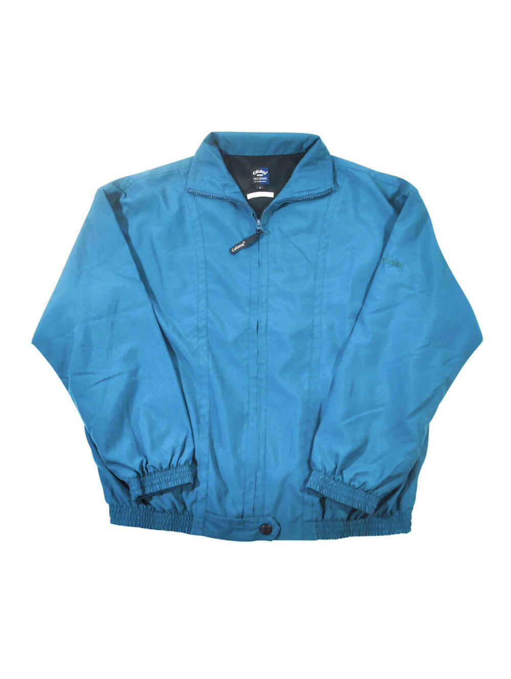 Vintage Callaway 90s Golf Club Zip Wind Rain Blue Jacket Size Small